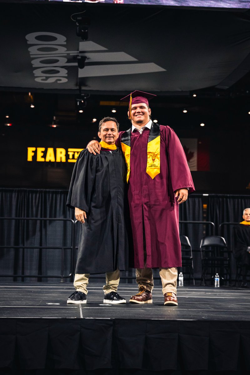 ASUWrestling's tweet photo. The boys are officially @ASU grads 🥲 https://t.co/EACcv4XGqH