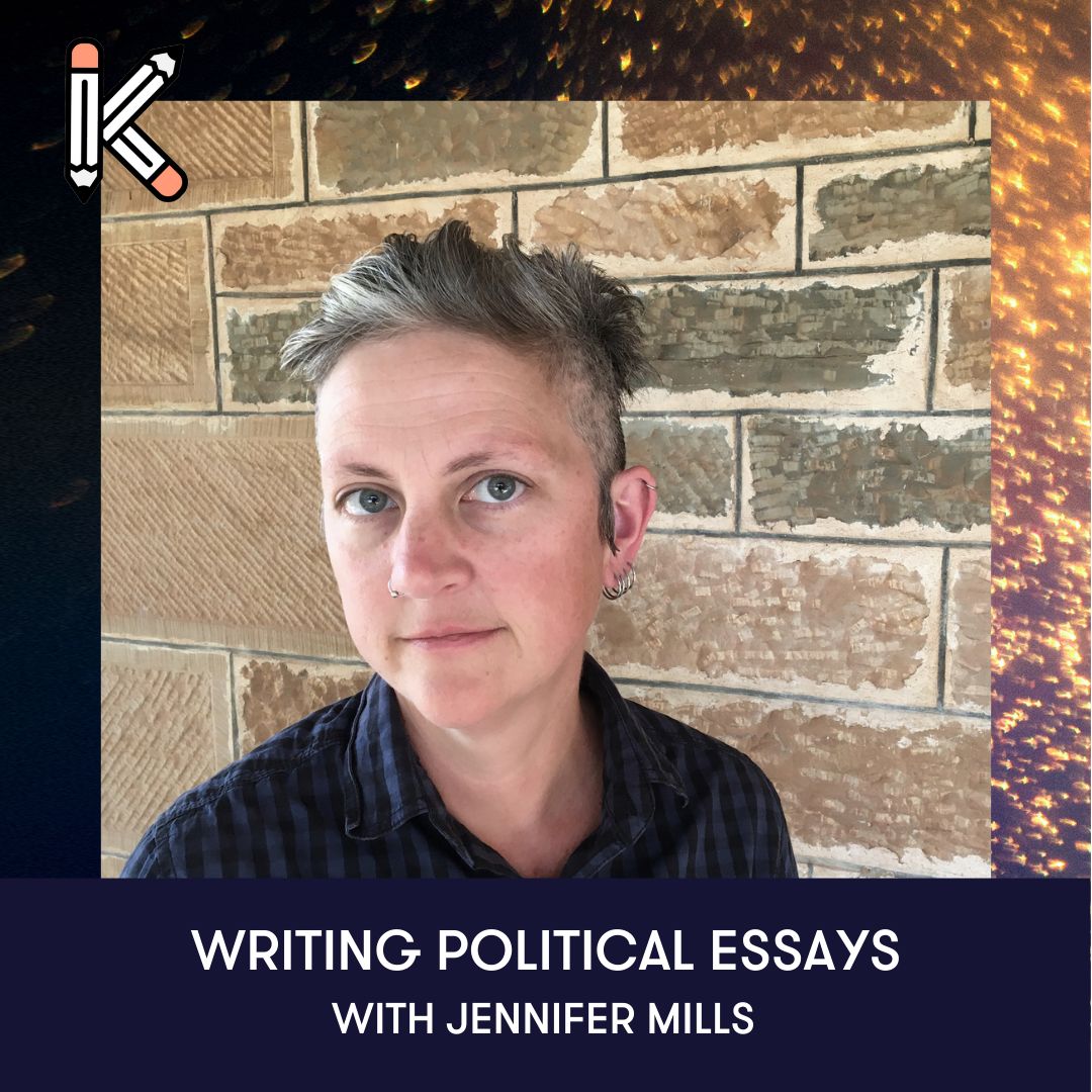 Today we're launching a new course: Writing Political Essays with Jennifer Mills! Learn to write powerful, challenging and compelling essays with an experienced writer and activist. KYD members can enjoy $50 off until 11.59pm Sun 26 May. More info: buff.ly/3y6MwMO