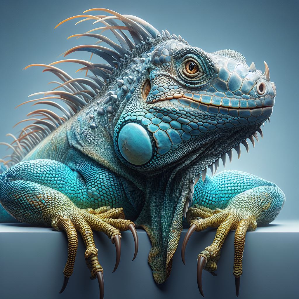 QT- Iguana art