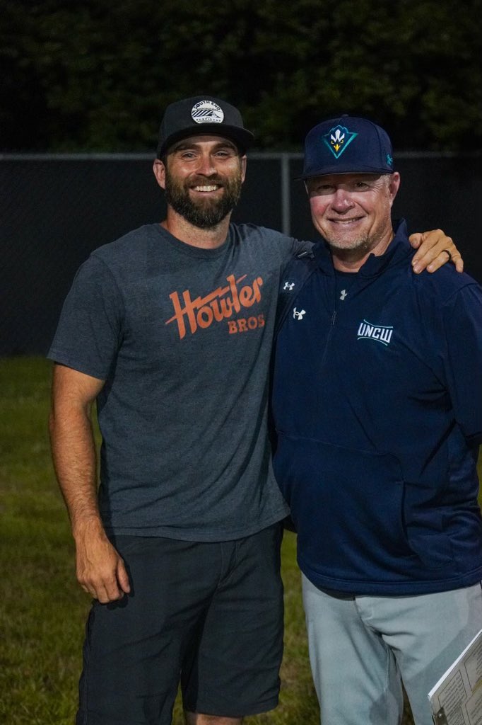 Roady down to Charleston today and look who came out to support the Hawks!! It’s was great getting to see and catch up with former Seahawk great and alum @daniel_hargrave. He’s now one of the top stuntman in the world!! He’s busy doing some work for the hit show “Outer Banks”.