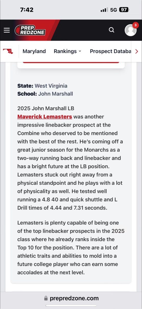 Maverick Lemasters tweet media