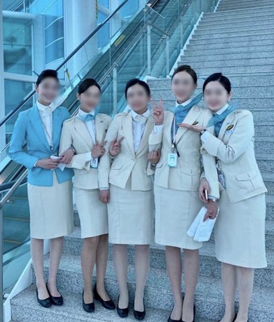 この写真で確信。
ジヒョちゃん大韓航空のCAさんの制服、絶対に似合うね😚🩵🤍
なんでも似合うジヒョ様だけど...🫶