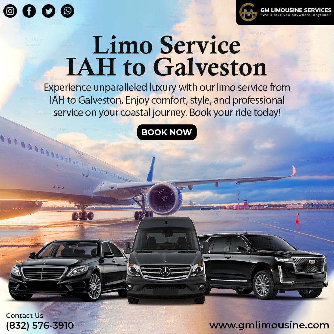 Limo Service IAH to Galveston !!
.
.
#limo #limousine #limousineservice #LimousineHire #limousineparty #blackcar #blackcarservice #airportservices #IAHairport #Galveston #galvestonlimoservice #iahlimoservice #airportlimo #airportlimousineservice #limorental #limohouston