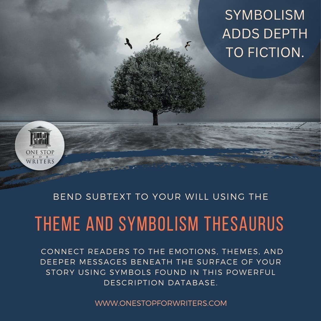 What is your story's underlying theme? Are you drawing attention to it using symbolism? If you need help finding the perfect symbol to reinforce something important, try this Theme & Symbolism descriptive database: buff.ly/2JRPAP4 #writing #amwritiing