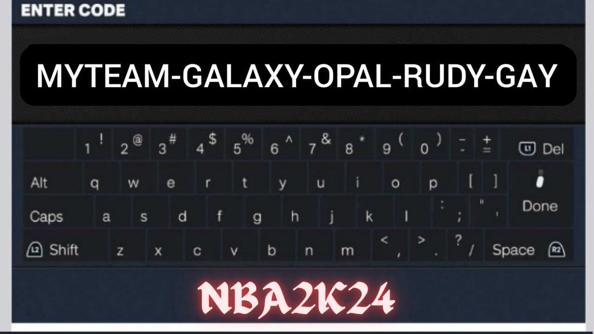 🚨 In case anyone missed this #LockerCode #NBA2K24

MYTEAM-GALAXY-OPAL-RUDY-GAY

💫 Enter this #Code to get a Galaxy Opal #RudyGay for your #MyTEAM squad!

Available for one week.

#NBA2K #NBAPlayoffs #Playoffs #NBA #LockerCodes