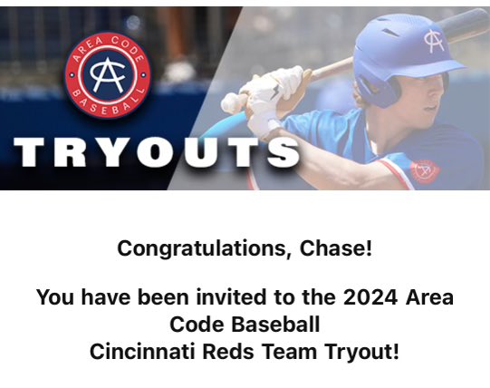 Thank you for the invite!  <a href="/ACBaseballGames/">Area Code Baseball</a>