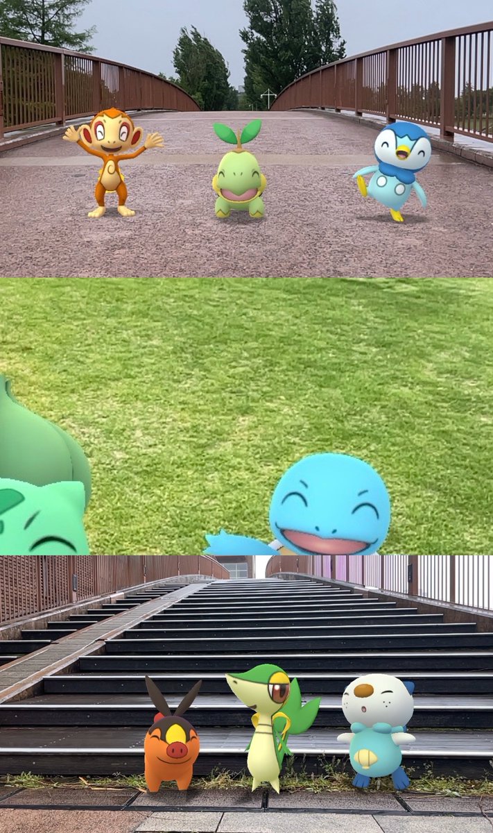 JanuaryRiver1's tweet image. そこに3匹のポケモンたちがおるじゃろ?
#ARofTheDay #現実世界を再発見
#GOsnapshot #ポケモンGO
#Pokemongo #NianticAR
タップ推奨のやつです📸