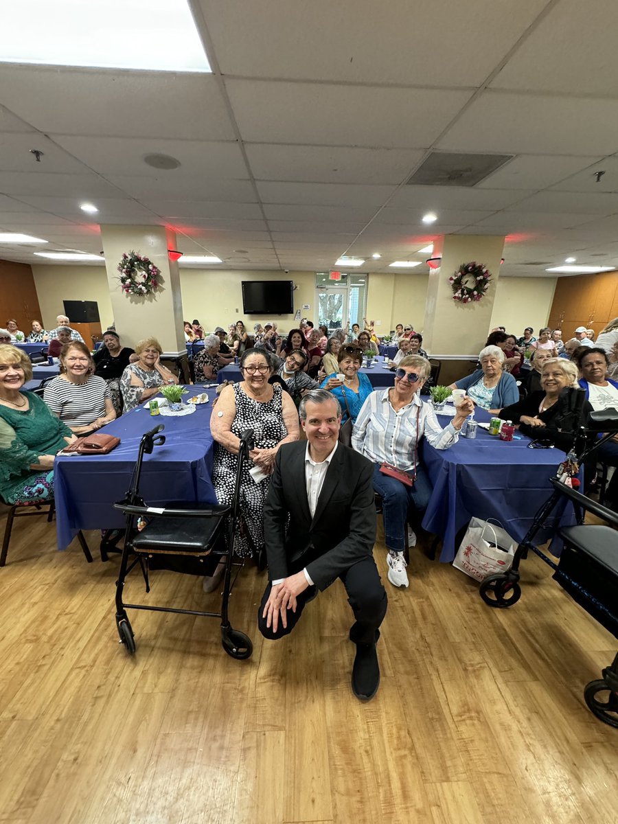 Today was filled with connection and community. Started off visiting our wonderful seniors at Rebecca Towers, then had the privilege of meeting with leaders of the American Black Film Festival being held in Miami Beach June 12-16 discussing the power of storytelling and