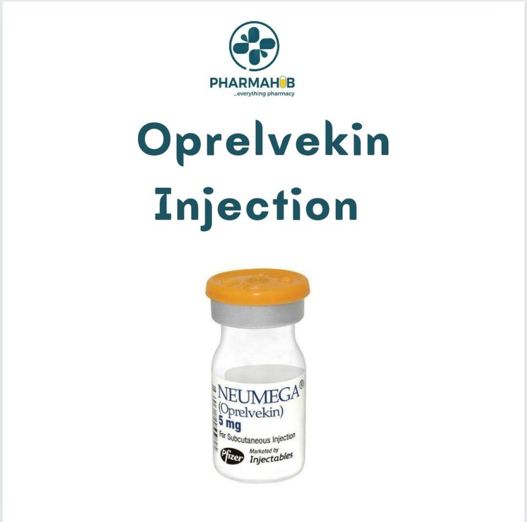●Oprelvekin

🔹MOA : (interleukin-11 [IL-11]) stimulates the growth of primitive megakaryocytic progenitors and increases the number of peripheral platelets

🔹Indication: Thrombocytopenia

🔹 Dose : is 50 mcg/kg once daily.

#Pharmanews