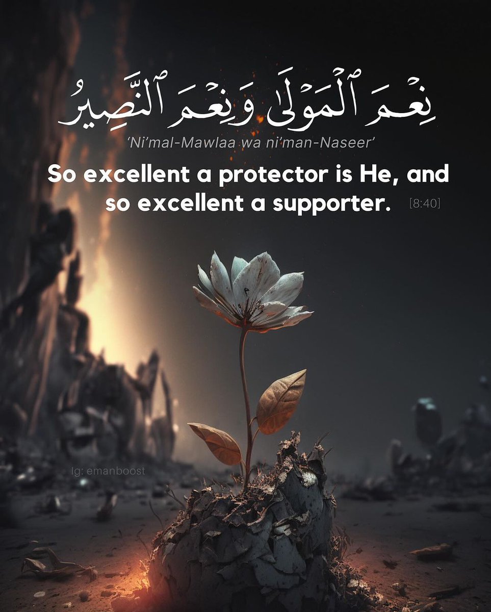 So excellent a Protector is He, and so excellent a Supporter.