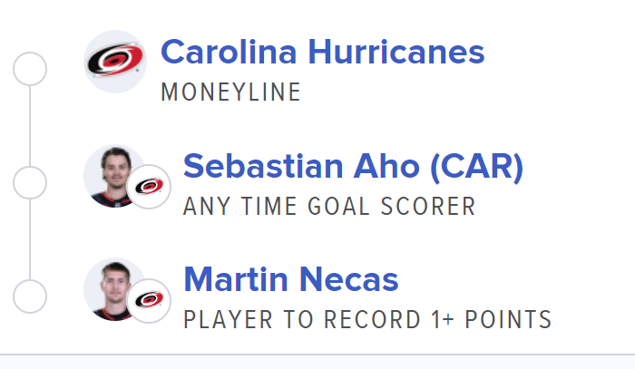 If somehow Sebastian Aho scores a game-winner and Marty Necas gets an assist on it, I'll name my firstborn 'Sebastian.'