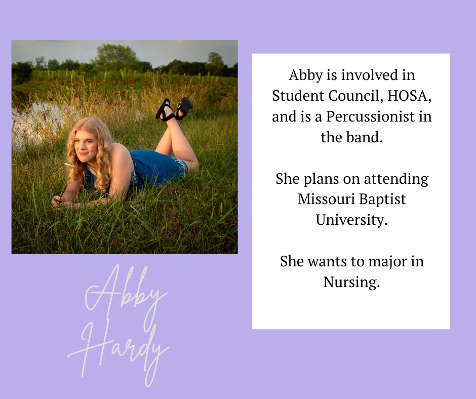 Today's Senior Spotlights are on Claire and Abby. Thank you both for your hard work and dedication to TBHS. 💜📷 #SeniorSpotlight #TBHS #TrojanNation