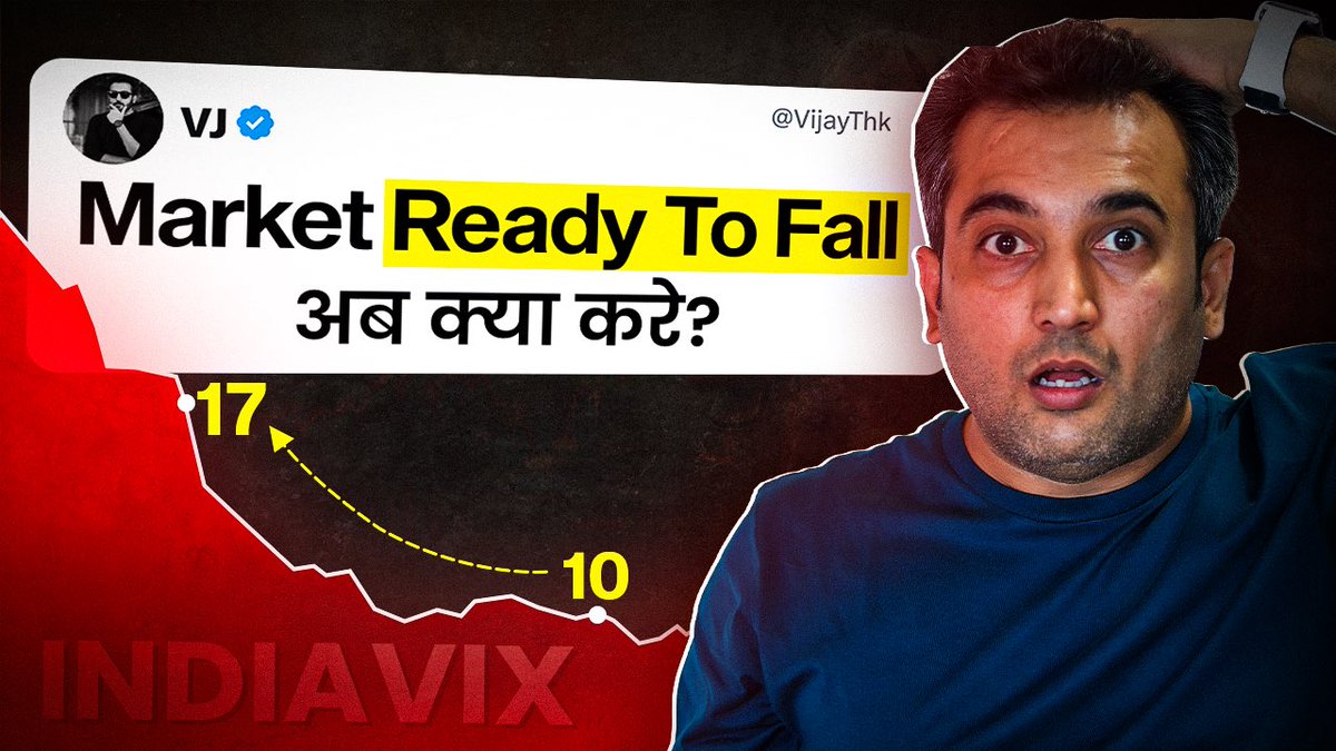 3 Things To Do When Market Is Falling | Vijay Thakkar youtu.be/PzXq50re8UQ