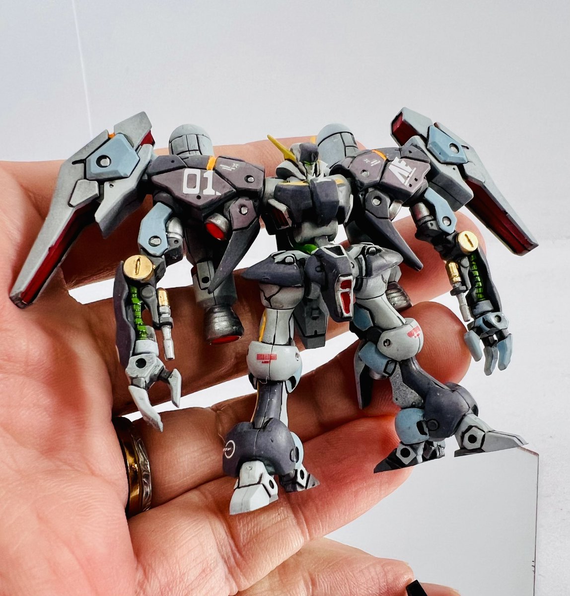 ガンダムアーティファクト　バイアランカスタム アーティファクト バイアランカスタム完成✨ これで4年越しで第1弾