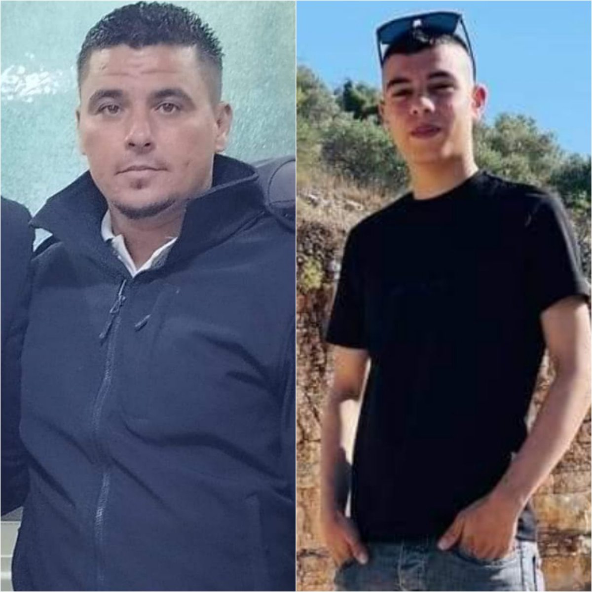 ⭕ Zionist occupying forces re-kidnapped freed captive Nimr Asira and the boy, Muhammad Saleh, after storming their homes in the village of Asira al-Qibliya, south of Nablus. #WestBank