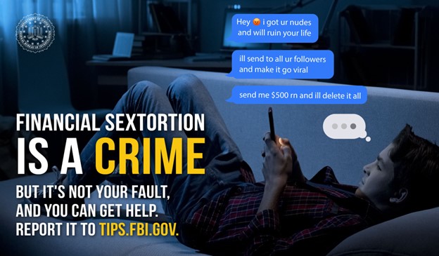 Shame. Fear. Confusion. Those are things a teen or child may feel that keep them from seeking help when they are the victim of a crime like sextortion. Do you know how to talk to your loved ones about how they can protect themselves online?   ow.ly/fh1R50RyXXP