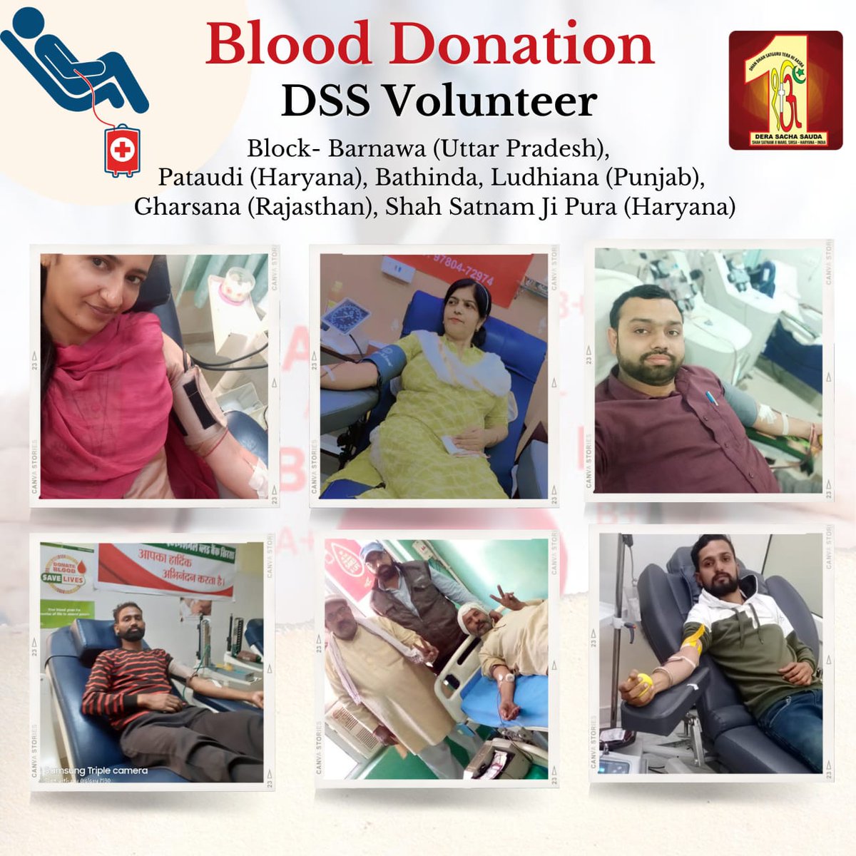 Thalassemia is a blood disorder caused when the body doesn't make a enough of a protein called hemoglobin. To help such people,Saint Ram Rahim ji initiated Blood Donation under which millions volunteers of DSS are 24*7 ready to fonate blood to needy. 
#WorldThalassemiaDay