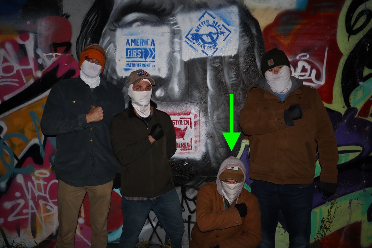 Meet Nicholas Morrell of the Michigan cell of Patriot Front who was recorded on video destroying this Native American mural at the Lincoln Street Art Park, Detroit.