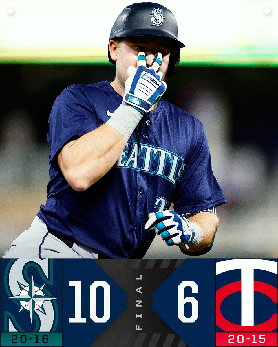 Cal Raleigh's pinch-hit grand slam helps power the @Mariners to victory!