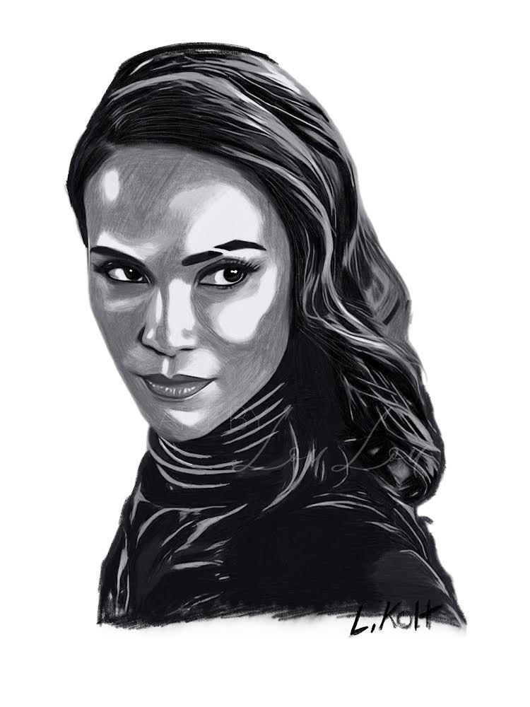 Black and white pencil work digitally of Mazikeen Smith portrayed by @LesleyAnnBrandt for May’s prompt “Mazikeen” 
Art created on Procreate

@ArtDemonsCo #lucifanart #lucifanartprompts #LuciferNetflix #digitalart #fanartist #Procreate