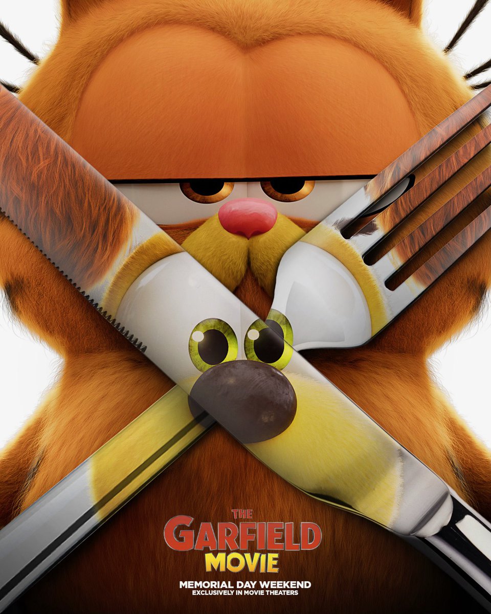 Póster con temática de Deadpool para #GarfieldLaPelícula