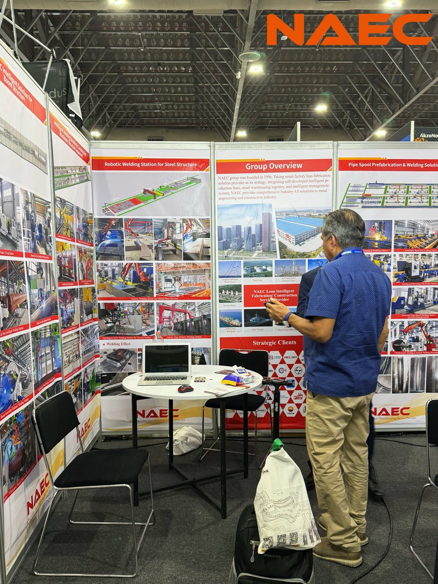NAEC025's tweet photo. NAEC is now at Fabtech Mexico! 🚀 
Join us for three exciting days as we showcase our cutting-edge energy engineering and construction machinery solutions.💪🔧 
Find more products via：https://t.co/KdmwLODkGf
#FabtechMexico #productionlines #weldingproductionline #NAEC https://t.co/R6ts3vbgsJ