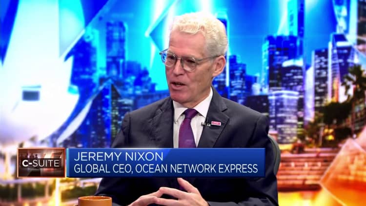 Watch our CEO Jeremy Nixon discuss ONE's decarbonization plans on CNBC! We're aiming for a 70% reduction in CO2 emissions per ton-mile by 2030. Learn how we're leveraging new assets, green fuel & innovative strategies to do so. See the interview here: cnb.cx/3WvRcFU