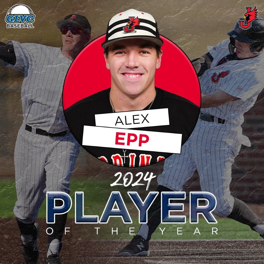 Jewell_Baseball's tweet image. Big Time Award goes to Alex Epp… William Jewell’s shortstop was just named the GLVC Player of the Year! Way to go Alex!