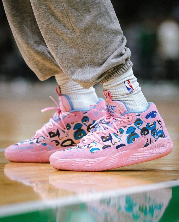 MB.03 PUMA KIDSUPER プーマシューズ LAMELO ピンク x