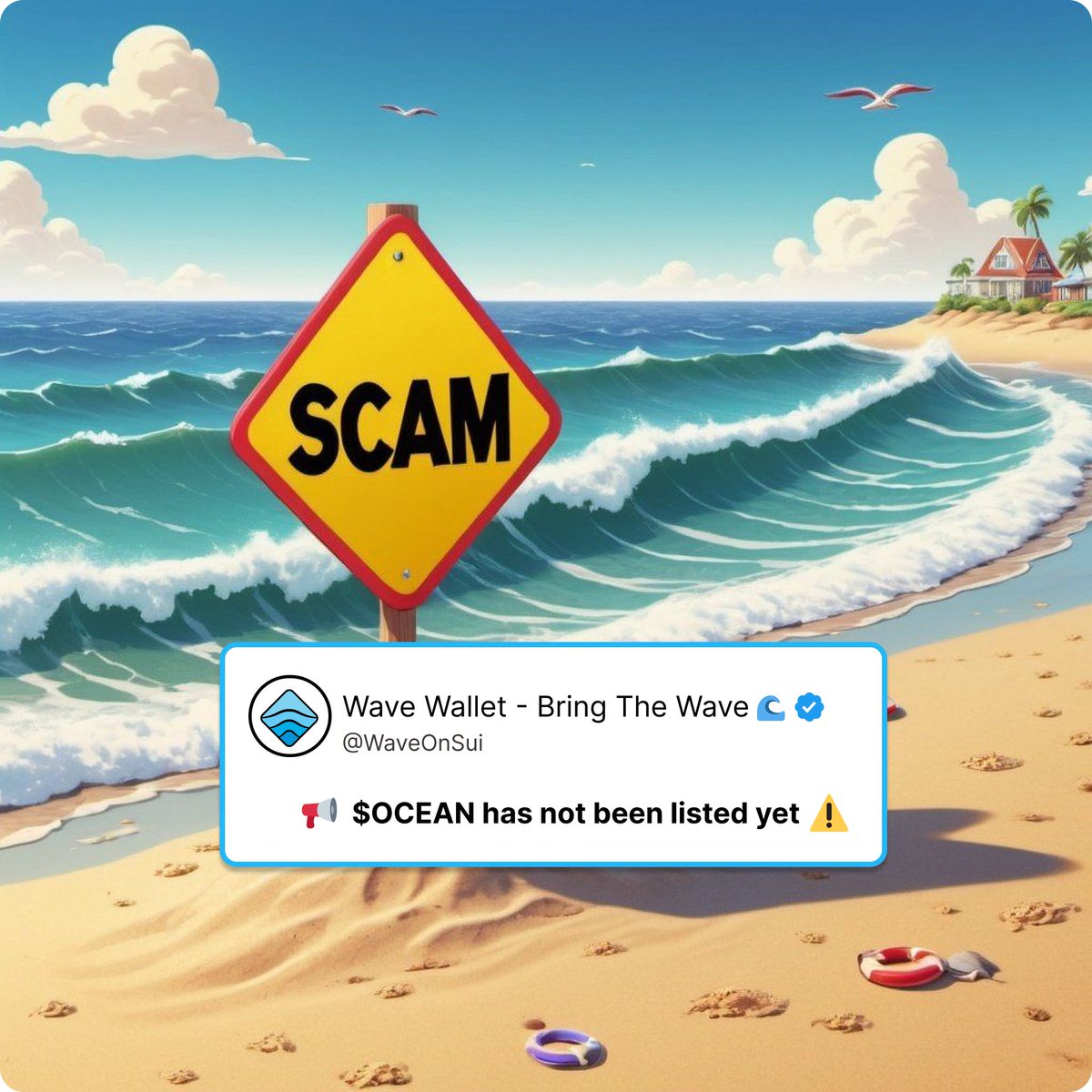Warning Announcement to all WAVERs ⚠️ 🌊

⛔️We have detected certain actions of adding liquidity on DEX platforms to artificially inflate the price of $OCEAN tokens, thereby engaging in fraudulent behavior for scamming 🕵️. 
⛔️We have also identified cheating behaviors using bots
