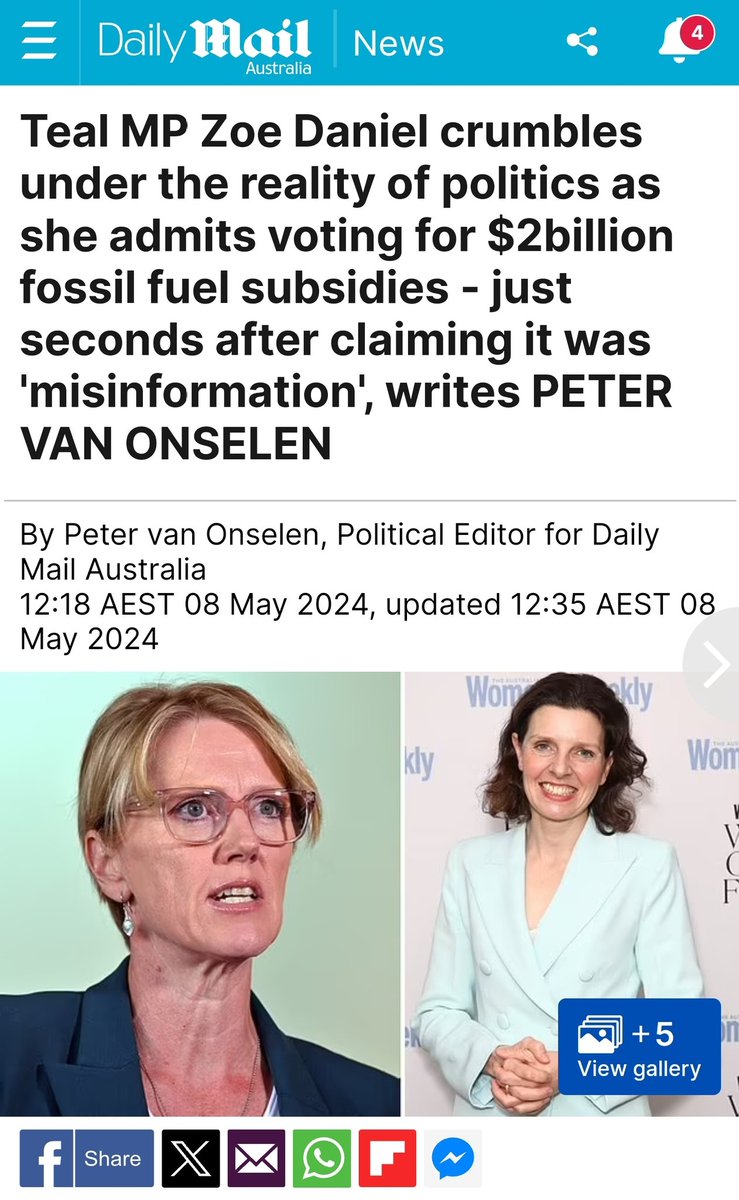 For the record I voted AGAINST giving large coal companies billions of taxpayer dollars!

The teals voted for them.

And now some of them seem to be miselading their voters about that. Shocking!