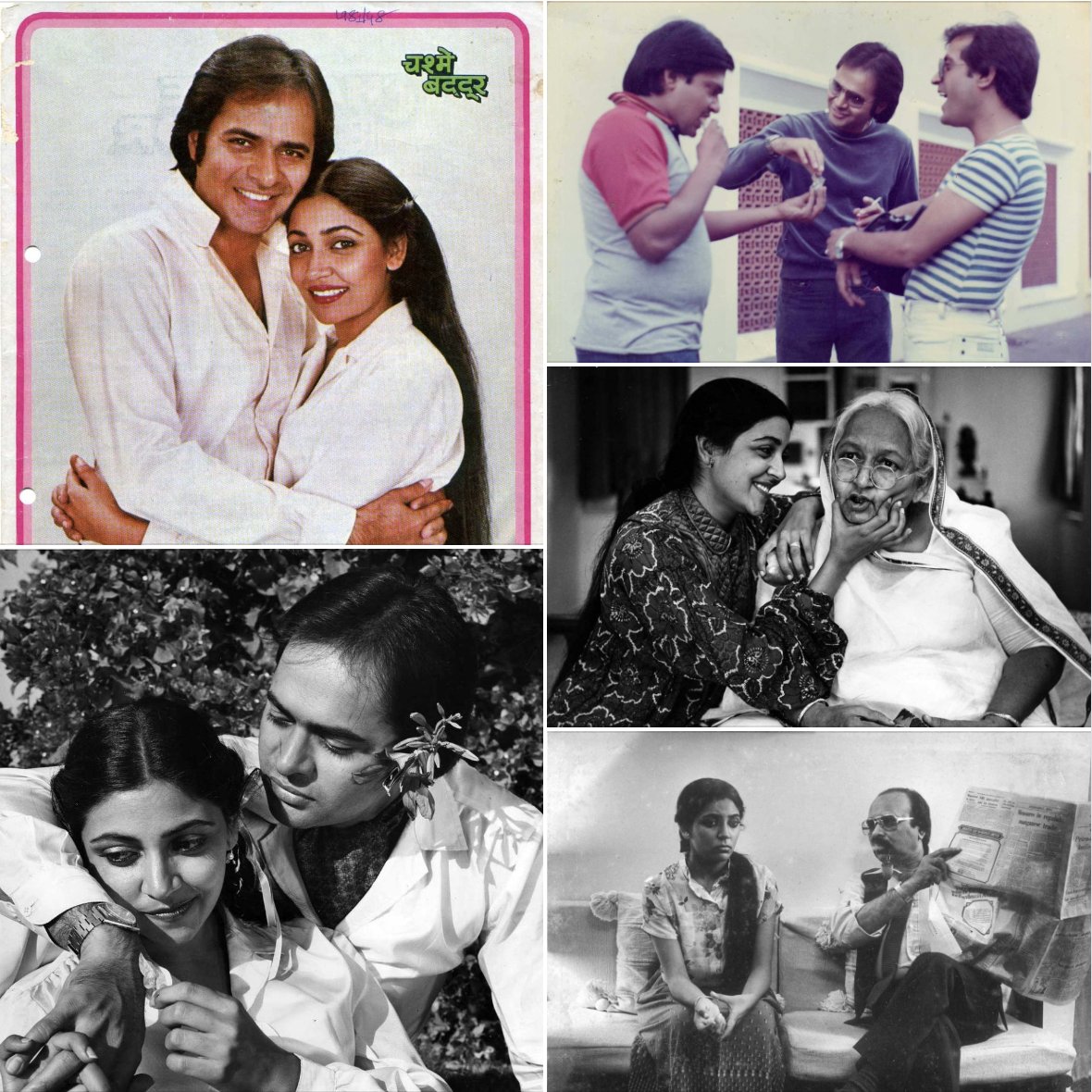 43 Years of #ChashmeBuddoor (08/05/1981) It is a romantic comedy-buddy film starring Farooq Shaikh, Deepti Naval, Rakesh Bedi, Ravi Baswani and Saeed Jaffrey. The film is directed by Sai Paranjpye and produced by Gul Anand and his sister Jayshree Anand — Makhija. The film is