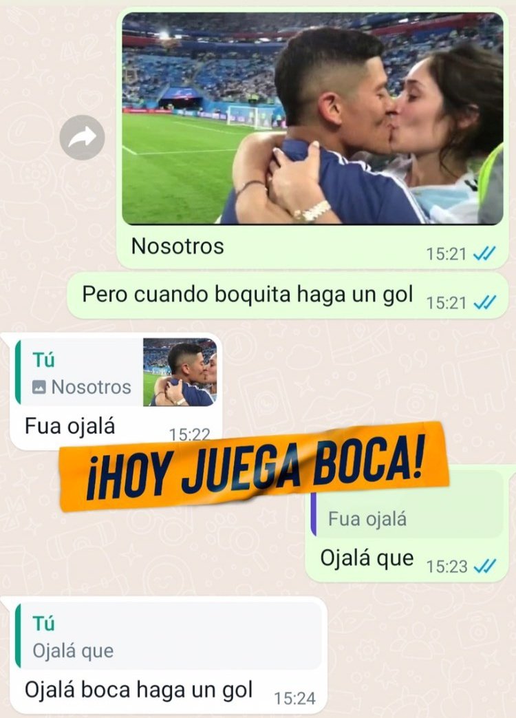 ¡HOY JUEGA BOCA!