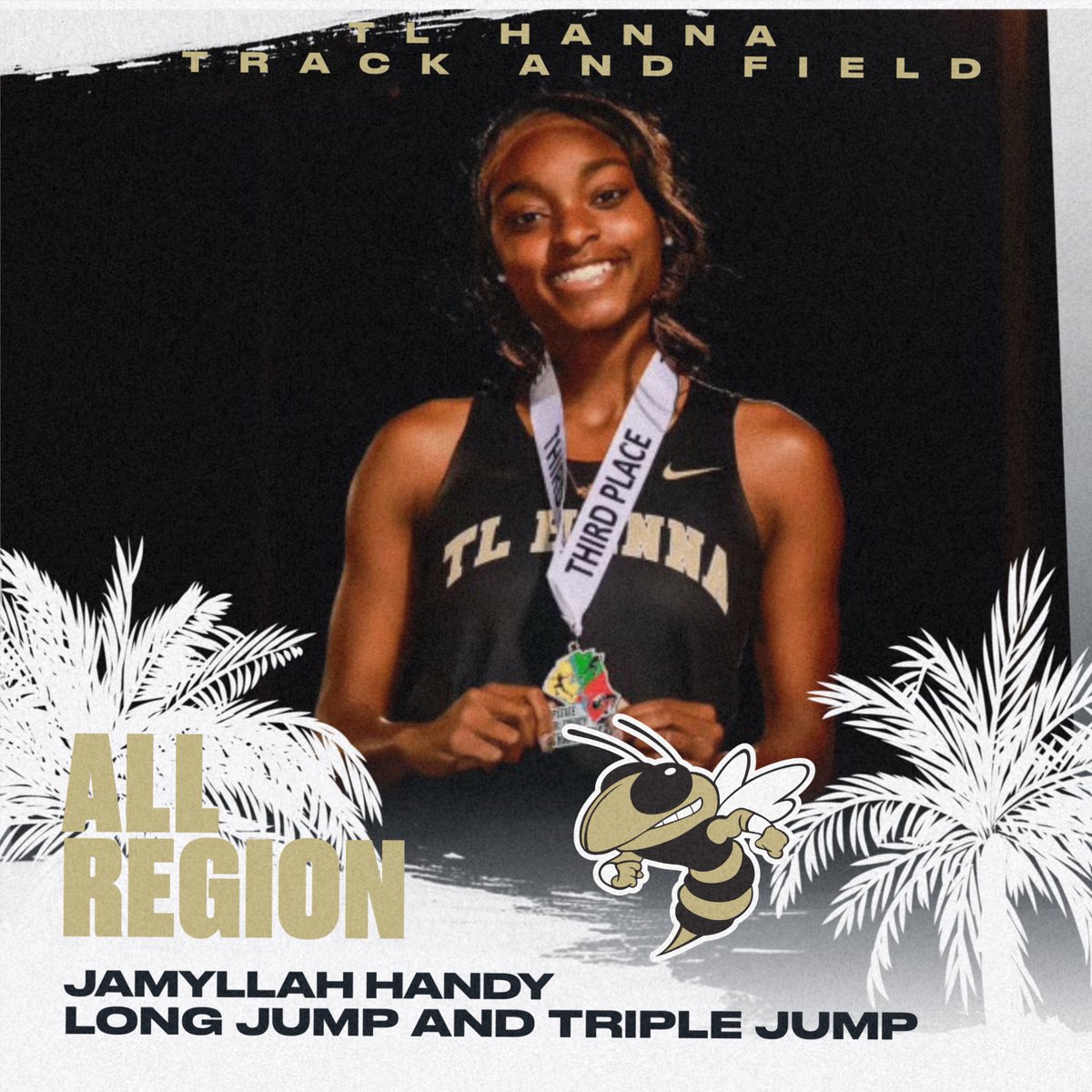 TL Hanna Sports Updates (@tlh_updates) on Twitter photo Finishing our our award winners from last week at the region track and field meet, congrats to junior Jamyllah Handy on her all region finish in both the long and triple jumps. <a href="/TLHanna_AD/">Thomas Bell</a> Finishing our our award winners from last week at the region track and field meet, congrats to junior Jamyllah Handy on her all region finish in both the long and triple jumps. <a href="/TLHanna_AD/">Thomas Bell</a>