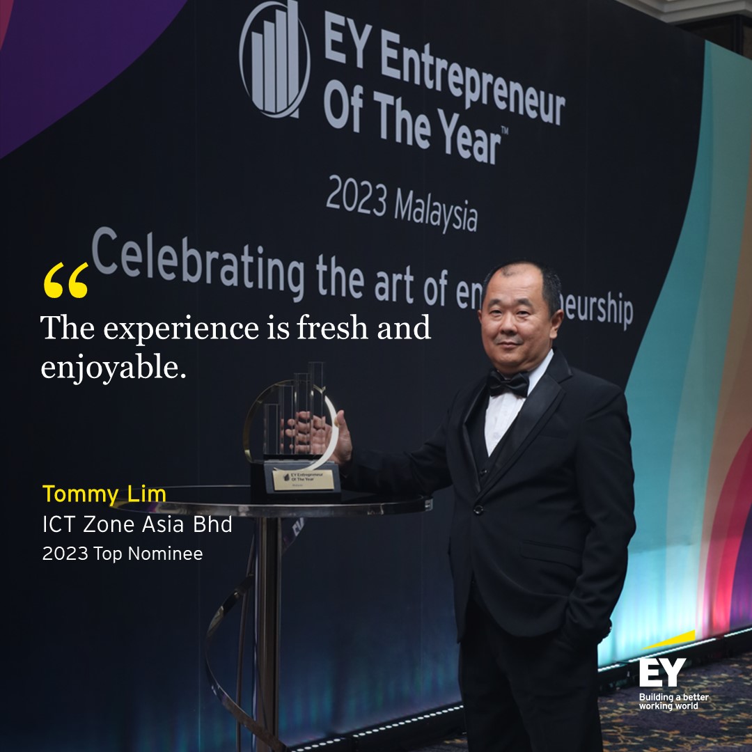 Could you be the 2024 Malaysian EY Entrepreneur Of The Year? Nominate yourself and find out!

Nominations are now open at go.ey.com/3Iyfve8. Submit a nomination today.

#EOYMY #EOY2024
#TheArtOfEntrepreneurship