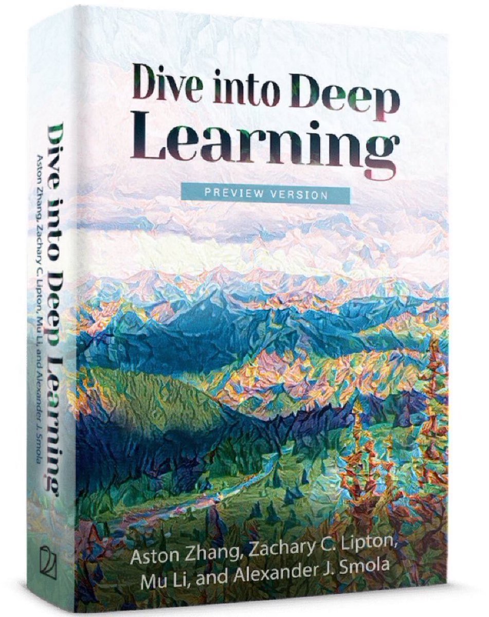 Dive into Deep Learning [1151-page PDF eBook provided by the author @smolix] alex.smola.org/projects.html
-or-
Buy it here: amzn.to/3vaycS0
————
#BigData #DataScience #AI #MachineLearning #DeepLearning #Algorithms #Mathematics #Calculus #NeuralNetworks #Python #DataScientists