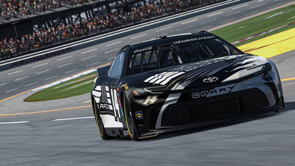 The @ENASCARGG @CocaColaRacing @iRacing Series has waved the 🏁 at @TALLADEGA

@GarrettManes was stout but collected in a late-race accident and finished p17.

Strong effort for @Merch_N57 in @nextlvlracing colors but was collected in pit road melee. 

#eCCiS #NLRacing