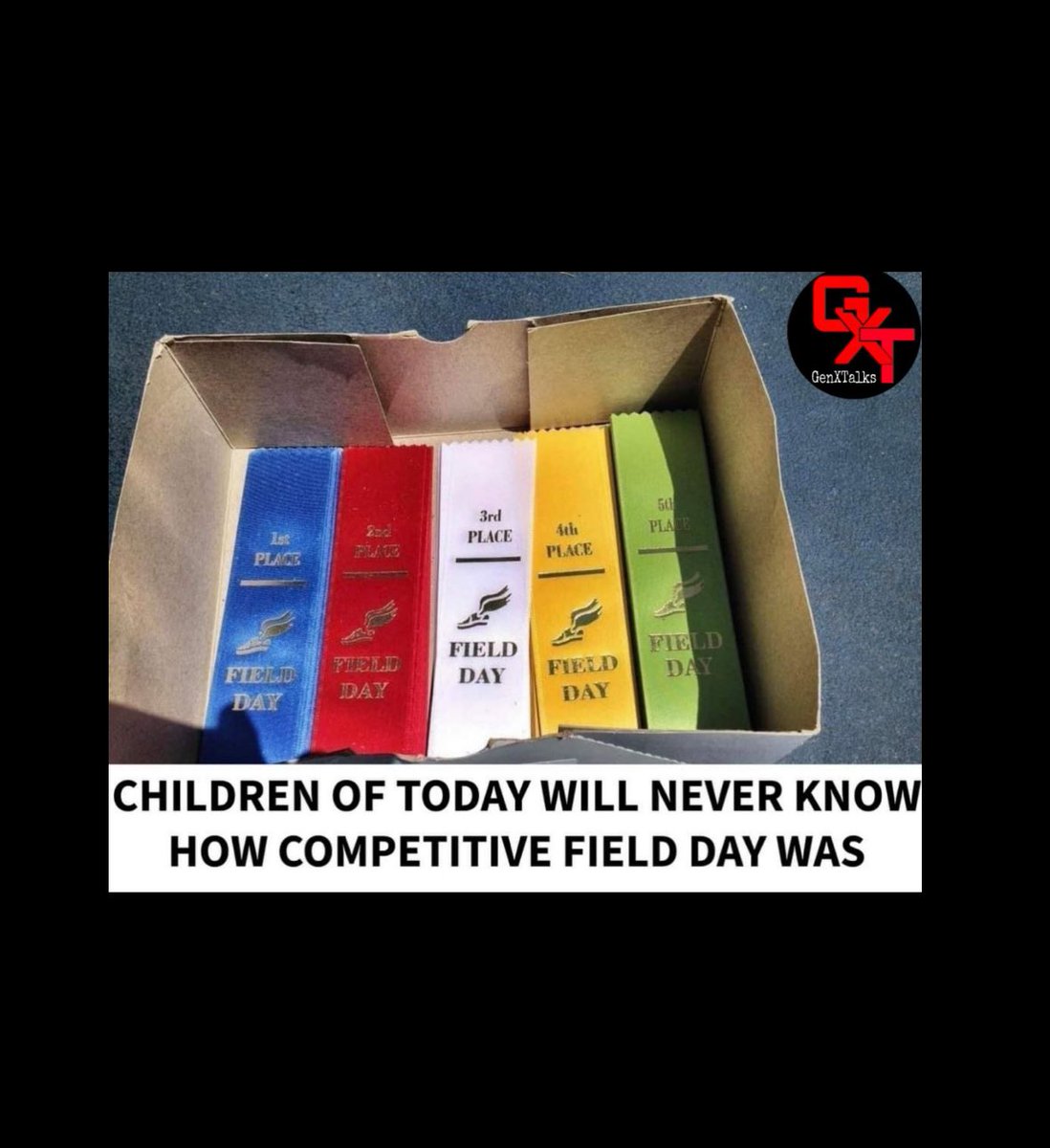 #genxtalks #fieldday #elementary #elementaryschool #school #awards #ribbons #award #remember #backintheday