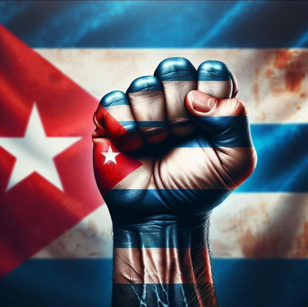 #AbajoElBloqueo #CubaVive #CepilVaPorMas en apoyo a la Revolución.