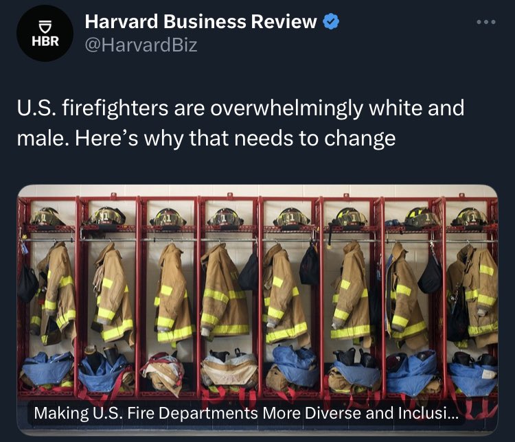 Even when it's about a disproportionate tendency to risk their lives to save lives, somehow white men are the villains.