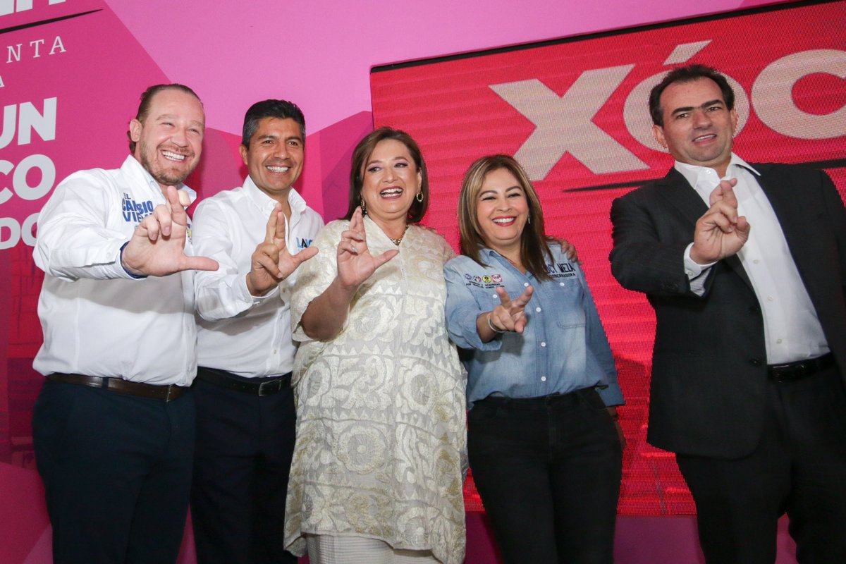 Con visión metropolitana, llevaremos estrategia de seguridad #Blindar a Veracruz, Puebla y Morelos, con @Pepe_Yunes, @eduardorivera01, @LucyMezaGzm y nuestra presidenta @XochitlGalvez. La prioridad es tu seguridad y que regrese la paz. #ElCambioViene con #BlindarCDMX 🛡️ 🚔