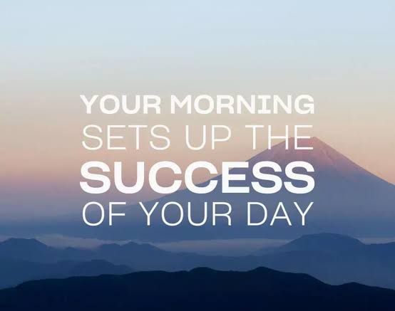 Your Morning Sets Up The Success of your Day #goodmorning @spp_media
