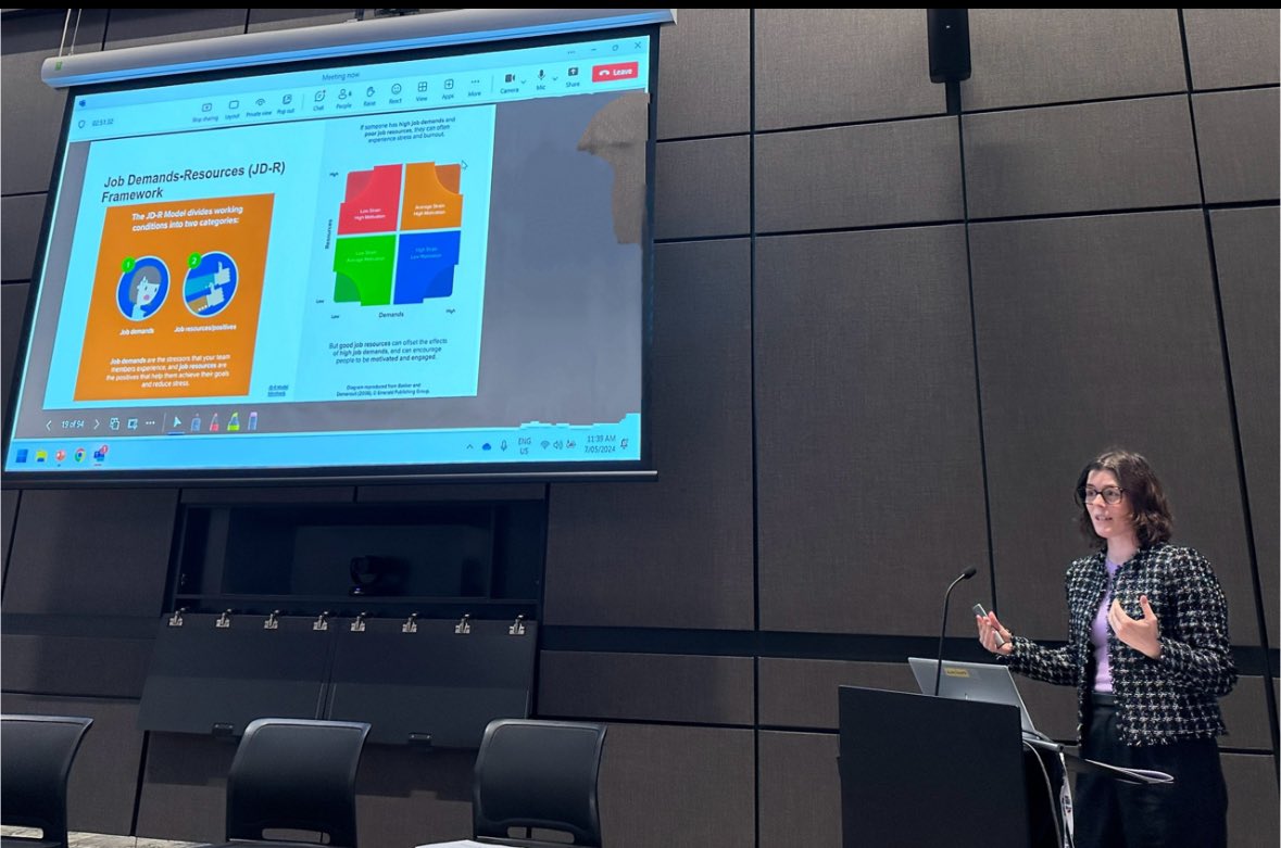 Did you know that your job can affect your health? Exploring the JD-R model in our presentation with CSNSW. Exploring how work can impact educator wellbeing!  #worklife #educators #Leadership #principals