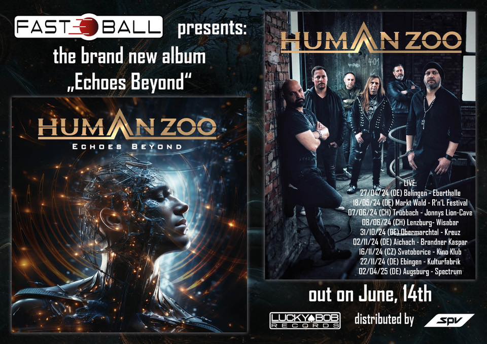 Human Zoo (AOR/Hard Rock - Germany) - Release 'Gun 4 A While' (Official Video) - Taken from the upcoming album 'Echoes Beyond' which is due out on June 14, 2024 via Fastball Music #HumanZoo #AOR #hardrock wp.me/p9NC0l-hM1