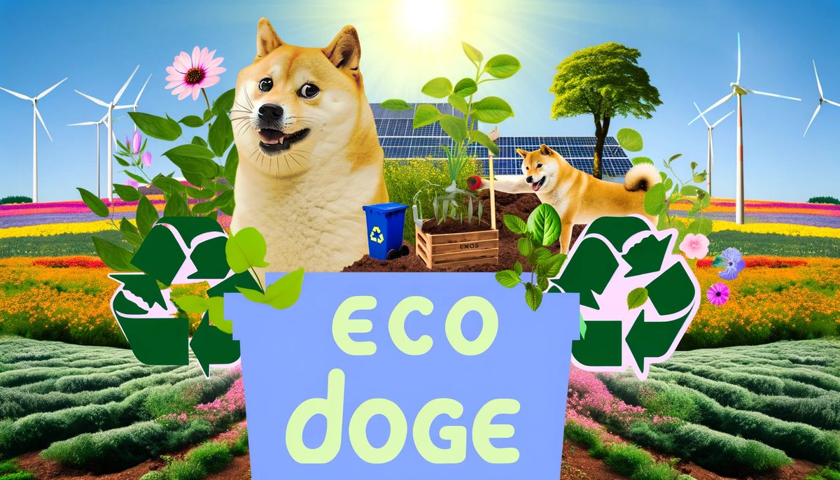 Embracing environmental love and Doge love is the first step towards a better future. Let's journey together as guardians of the Earth! 🌍💚 #LoveForEnvironment #LoveForDoge #ProtectOurPlanet #ECODOGE #doge #CryptoNews