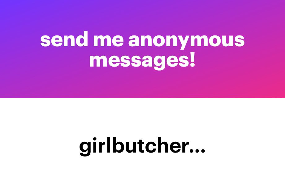 girlbutcher 😁