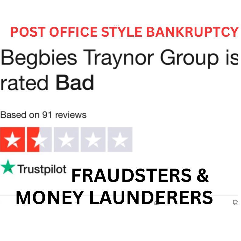#TRUECRIMEDIARY

I cannot knock fraudsters @irwinmitchell & @BegbiesTrnGroup any further.

They are NUMBER ONE #bankruptcy cheats #PostOfficeScandal deception with @KennedysLaw @Hailsham_Chamb @18stjohn locked in at two.

@BfcDale @HLInvest @LSEplc #Rafah #Hamas #MetGala #Israel