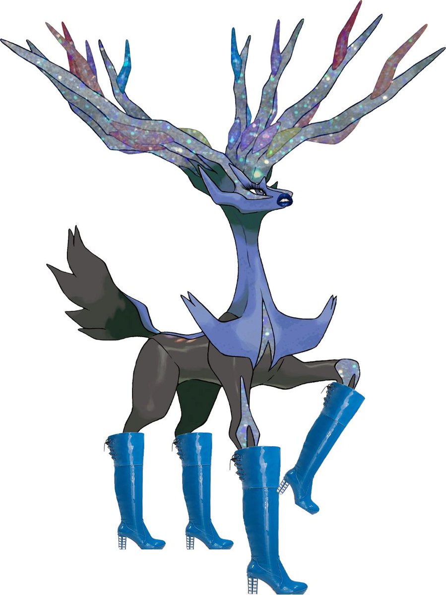 say hello to cvnty Xerneas with stiletto boots