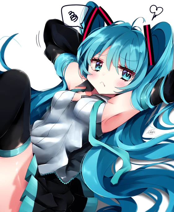 ご機嫌斜め#初音ミク 
