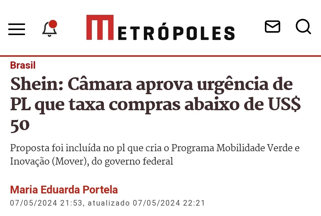 Na calada da noite, meteram imposto dentro de uma proposta da Agenda ESG.

Não adianta mandar fazer o L, parte do povo tá dormindo em sono profundo.